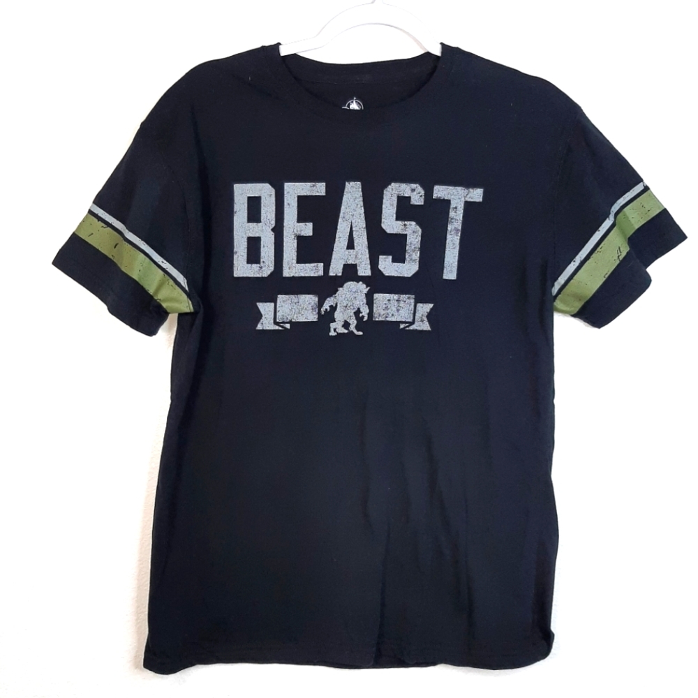 Disney Beauty and the BEAST with the Beast on it, Black size Small